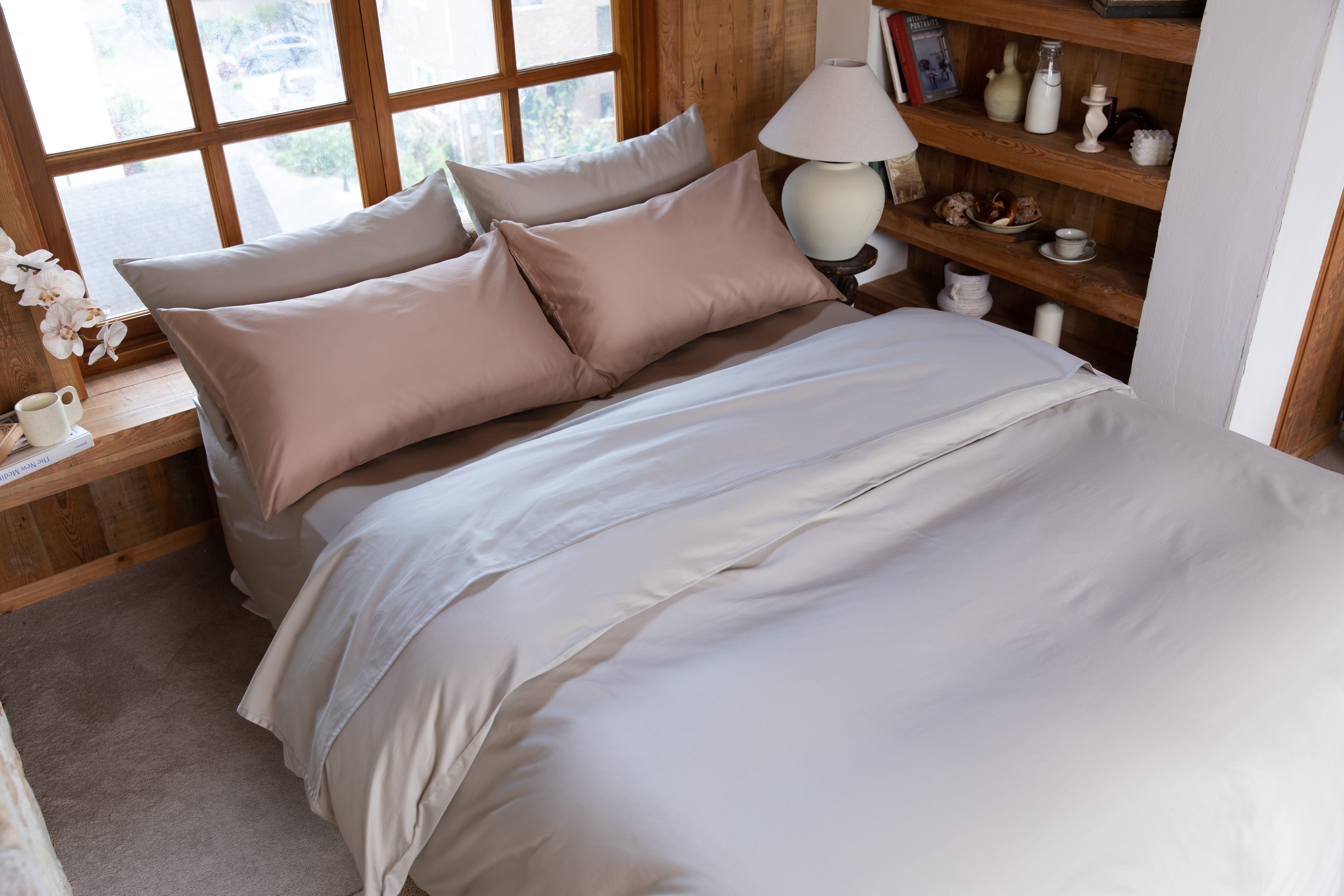 720TC Cotton Bedding Sets - The Swirl - 5 piece set