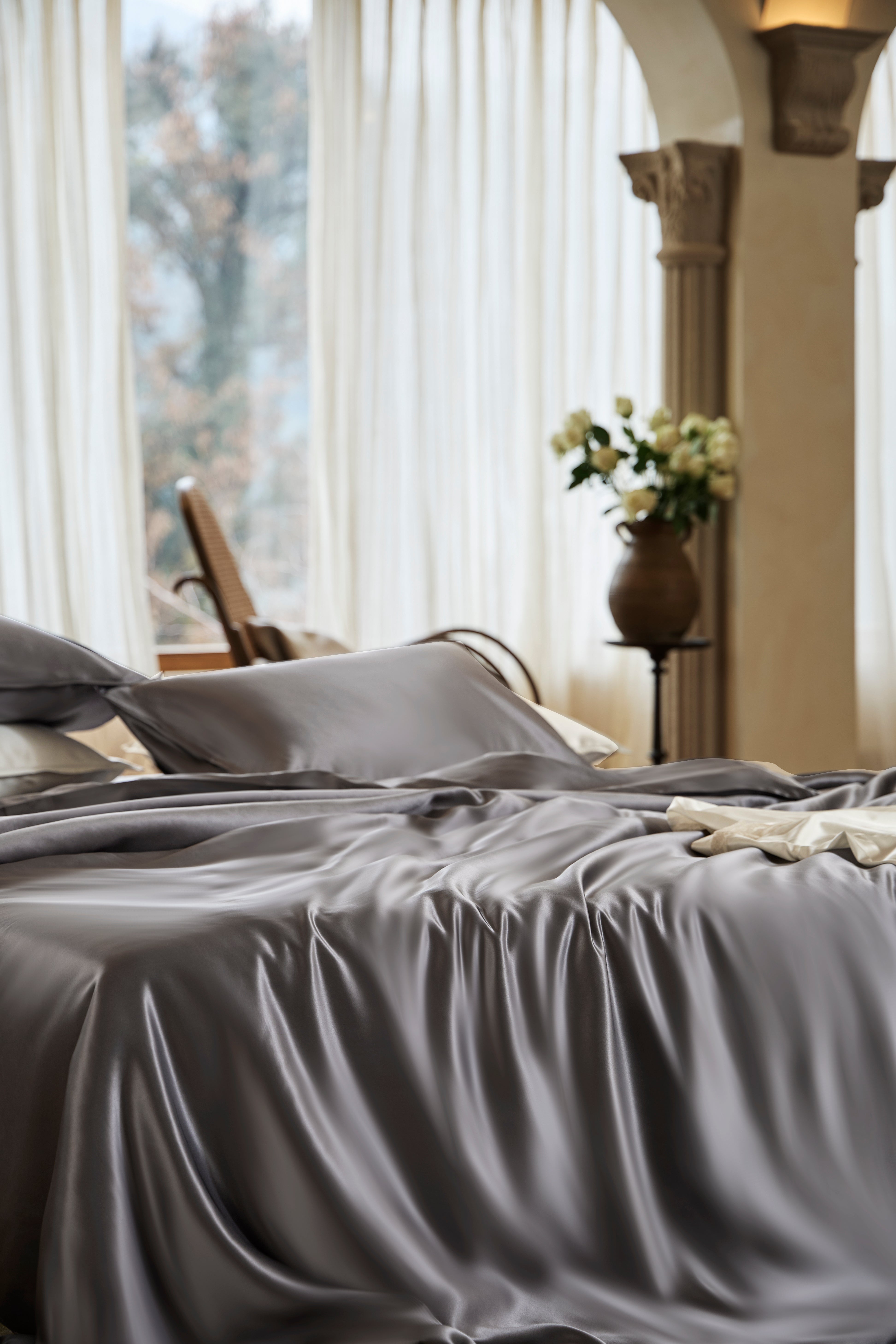 100% 25MM 桑蚕丝床上用品套件(4件套)