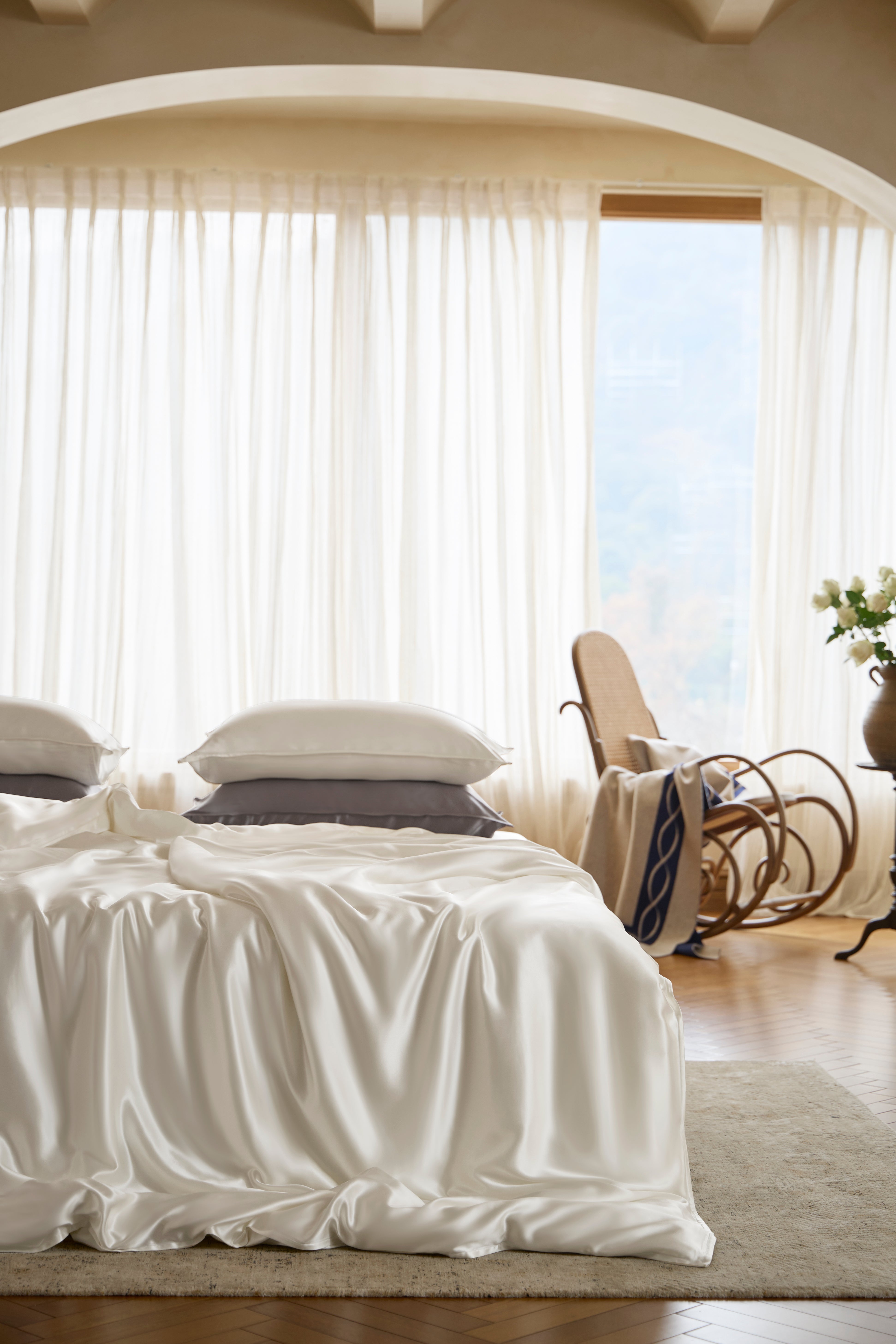 100% 25MM 桑蚕丝床上用品套件(4件套)