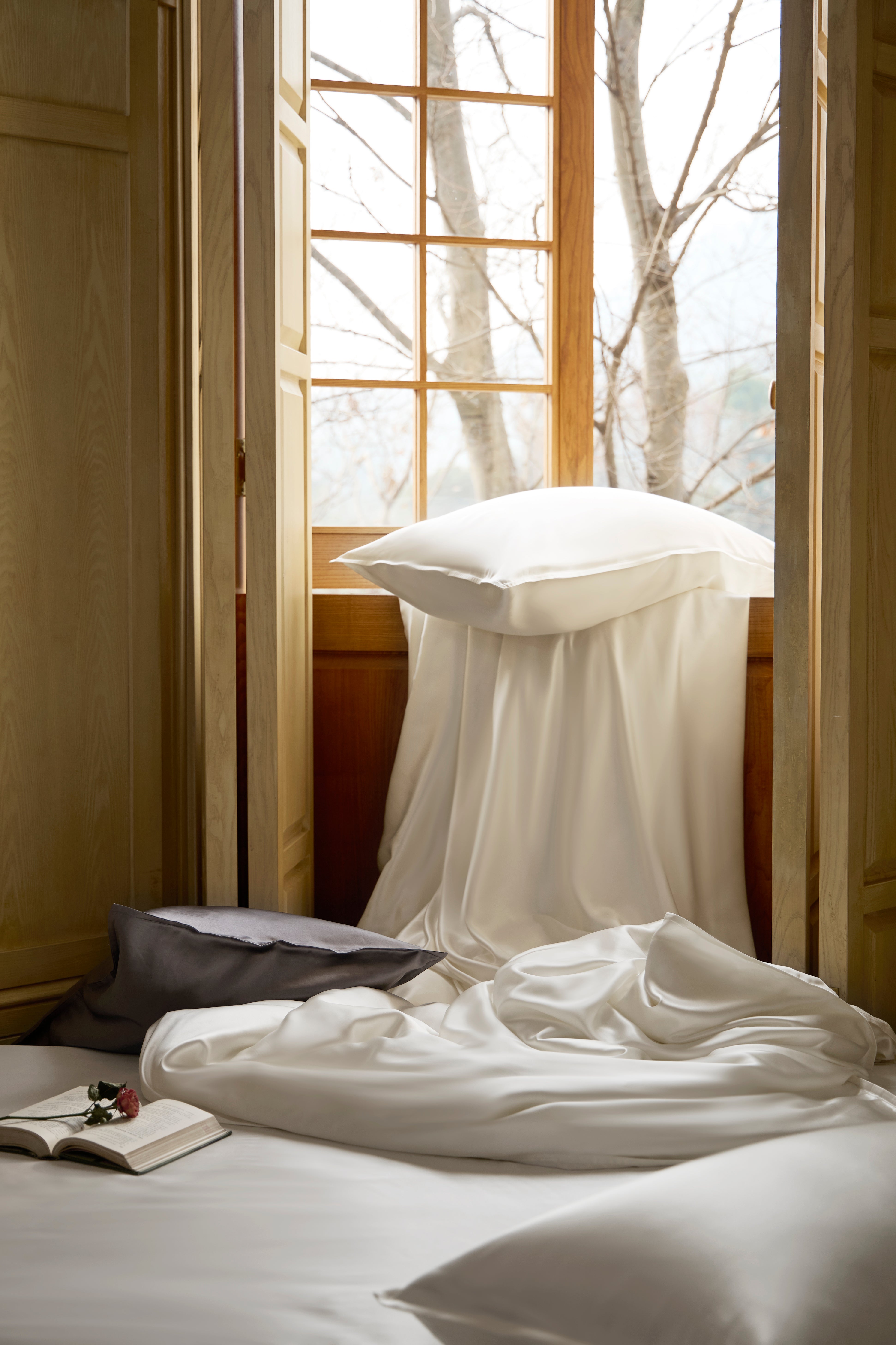 100% 25MM 桑蚕丝床上用品套件(4件套)