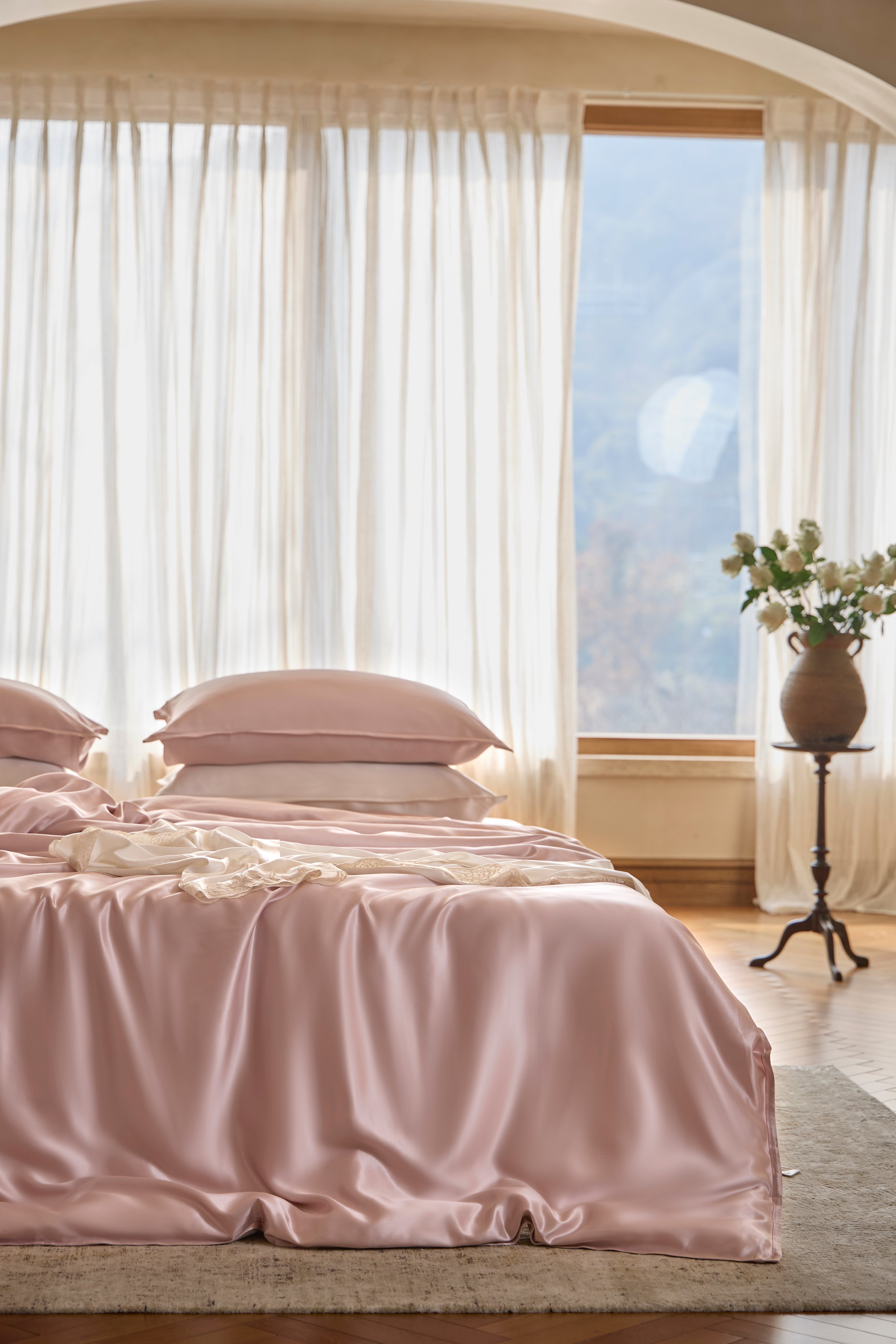 100% 25MM 桑蚕丝床上用品套件(4件套)