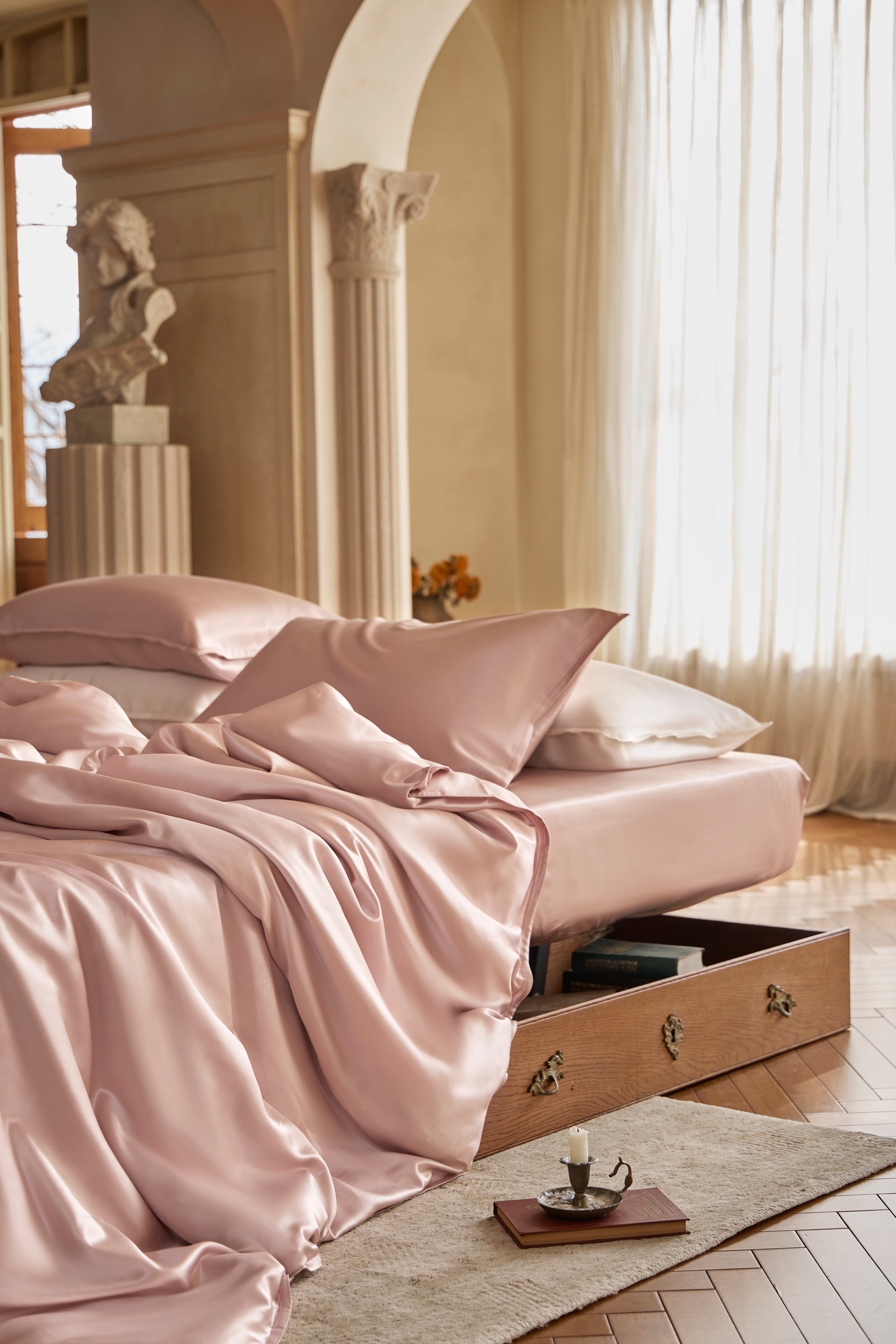 100% 25MM 桑蚕丝床上用品套件(4件套)