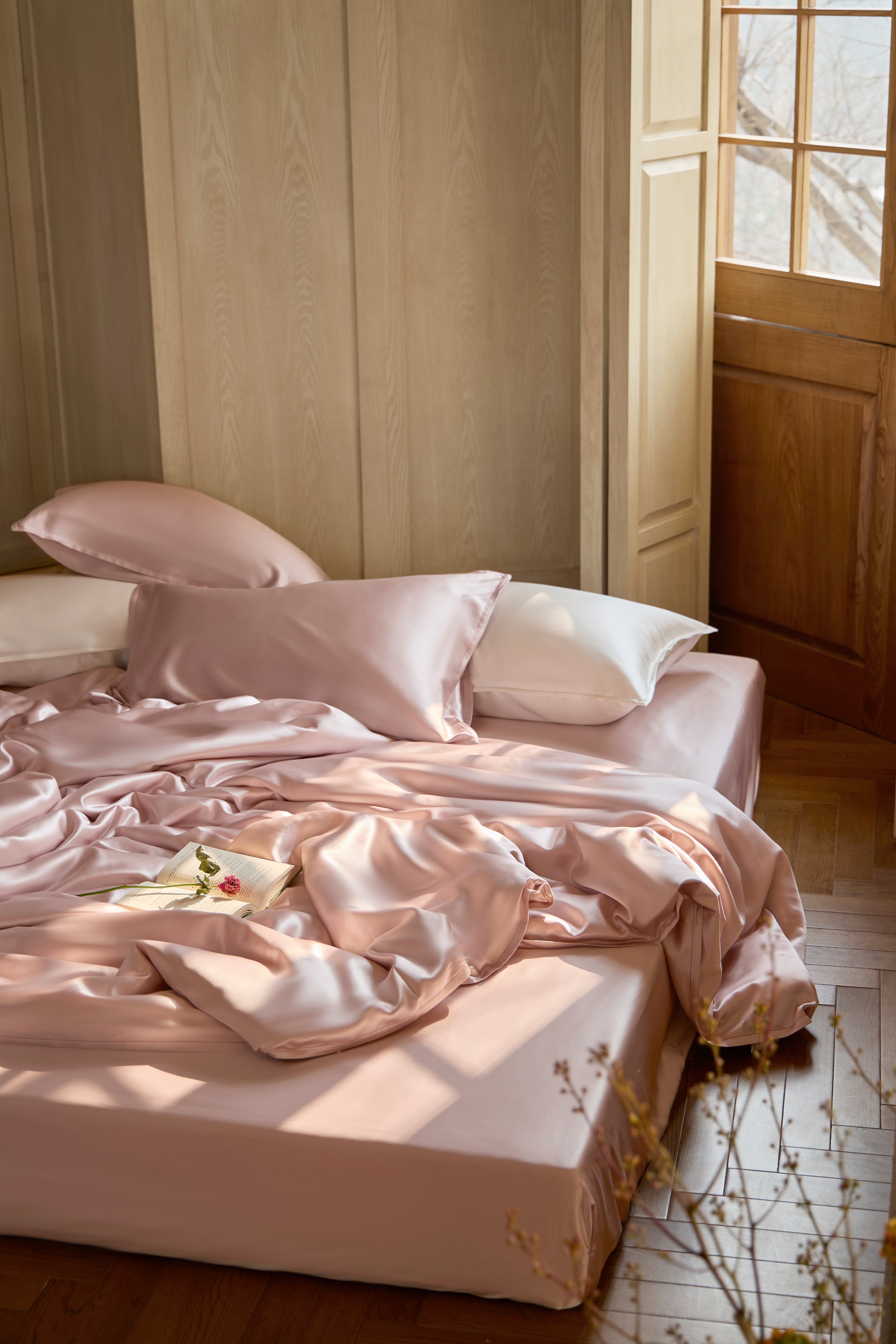 100% 25MM 桑蚕丝床上用品套件(4件套)