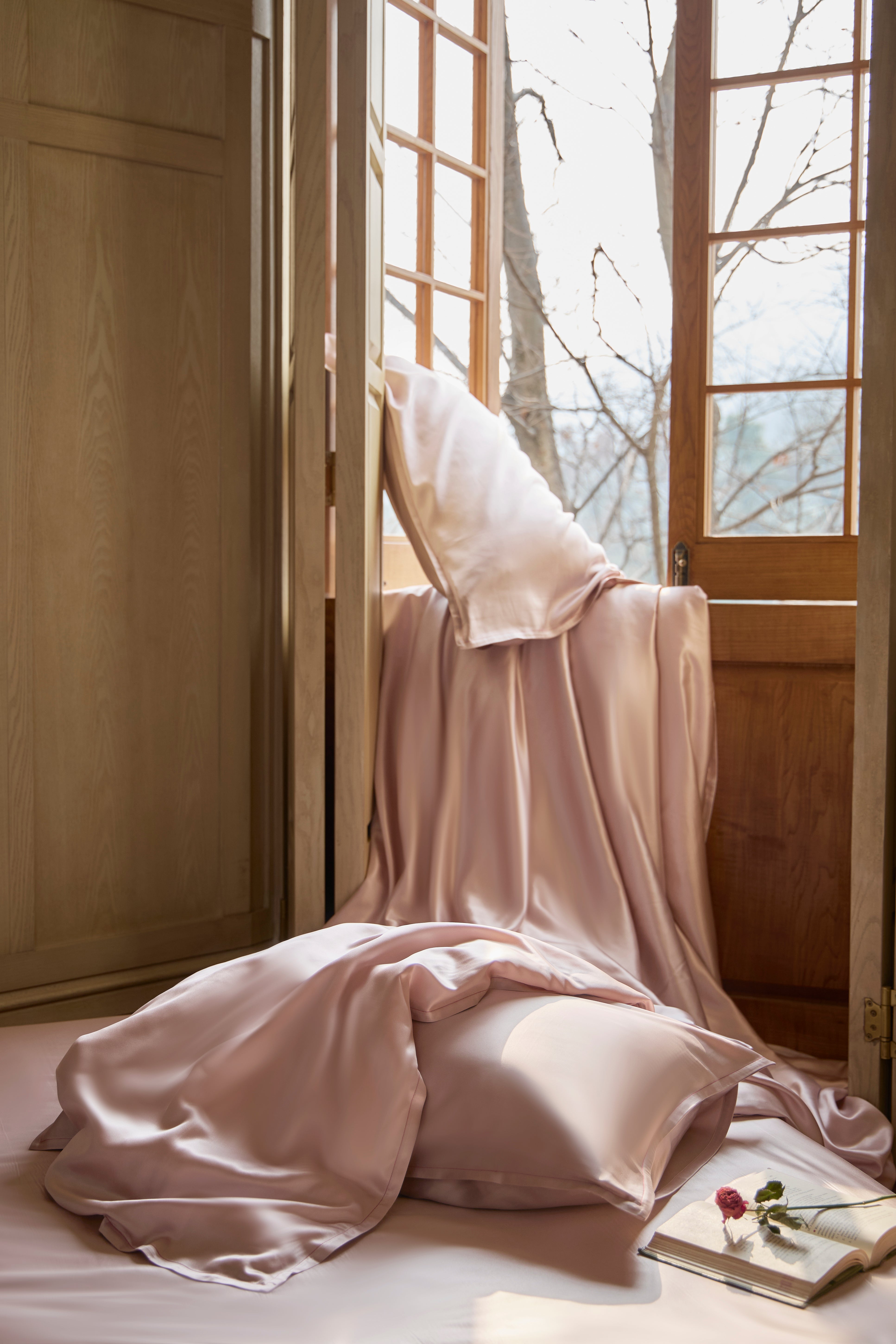 100% 25MM 桑蚕丝床上用品套件(4件套)