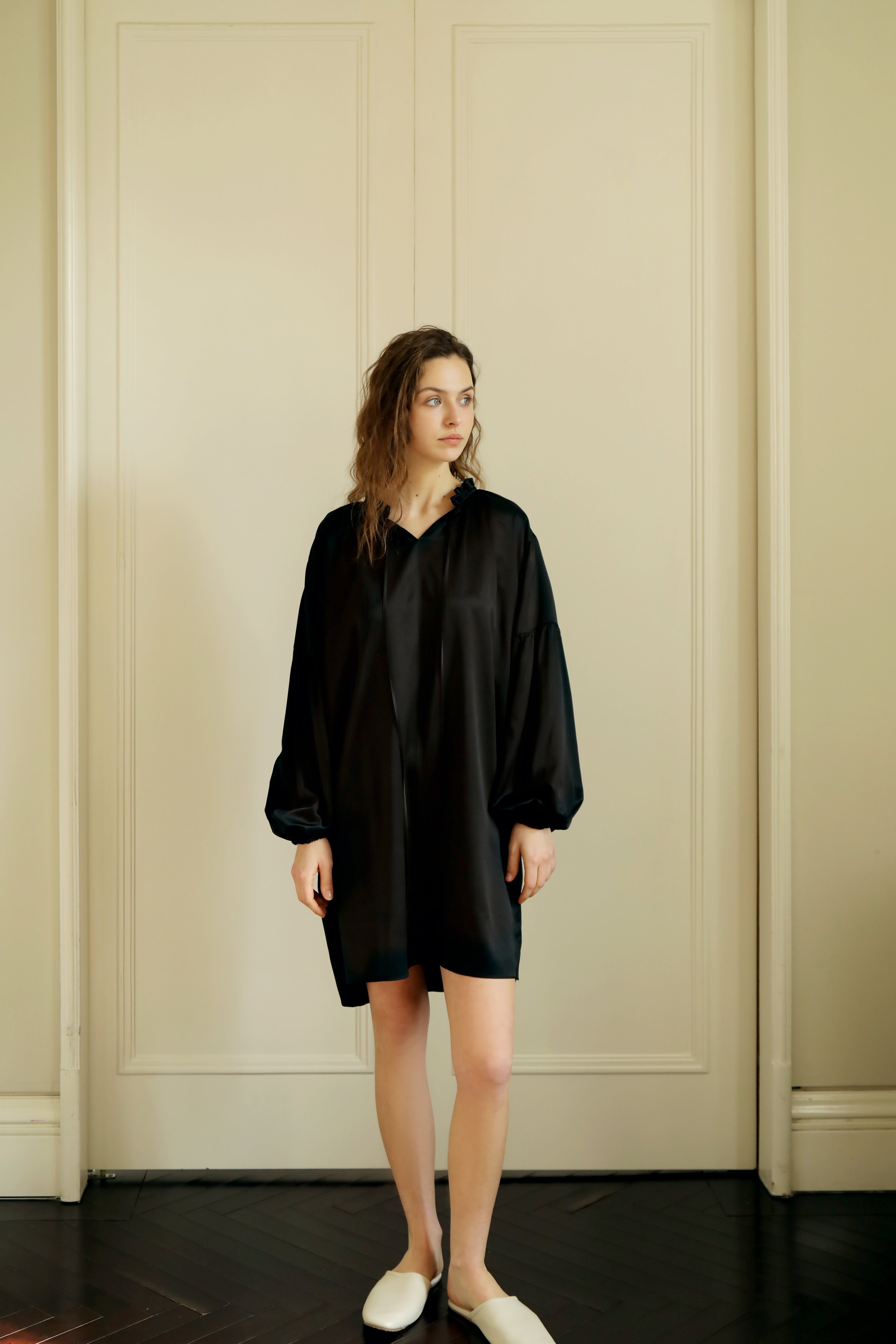 Flare - Silk mid dress