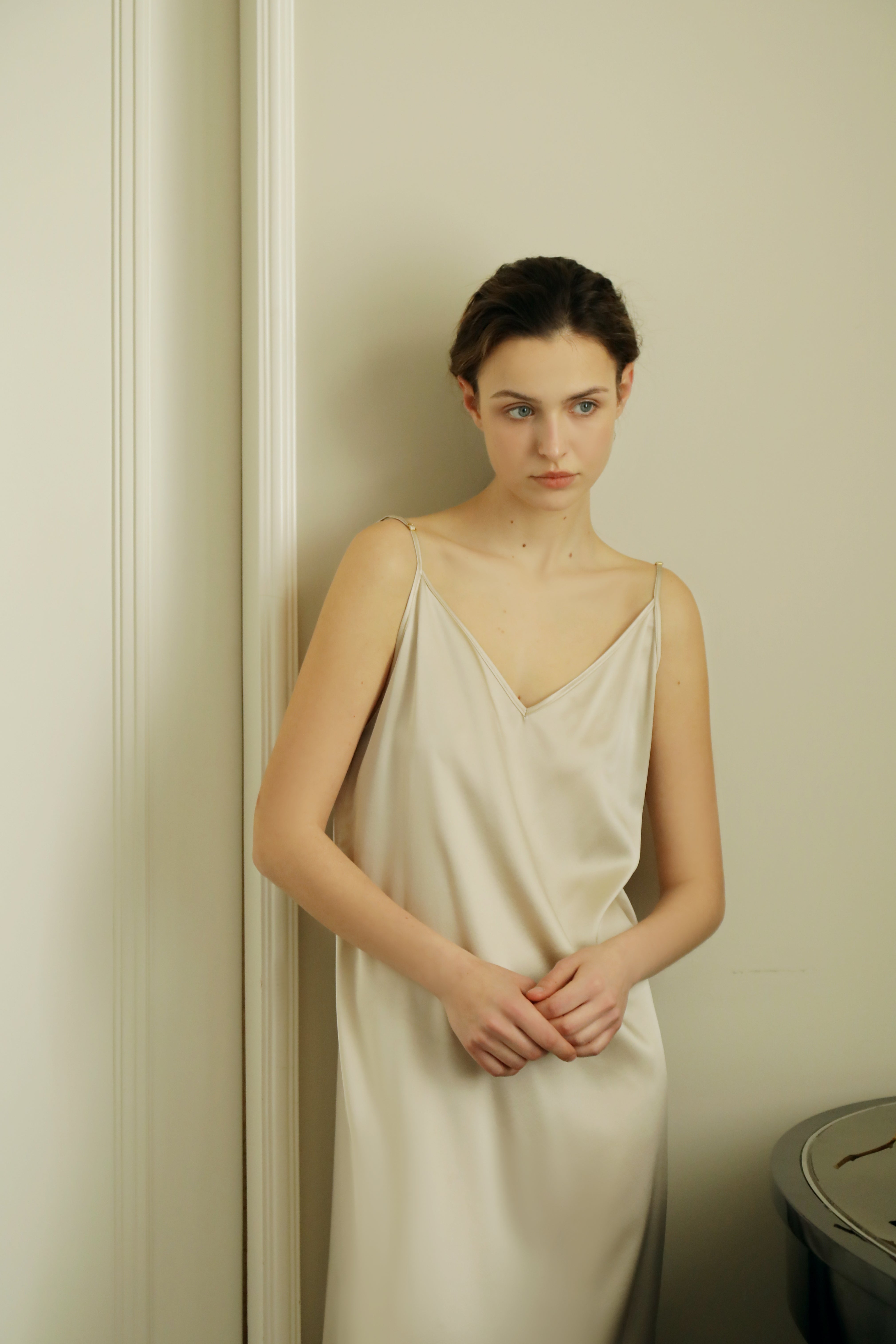 Mei - 22 mm Long Silk Slip Dress