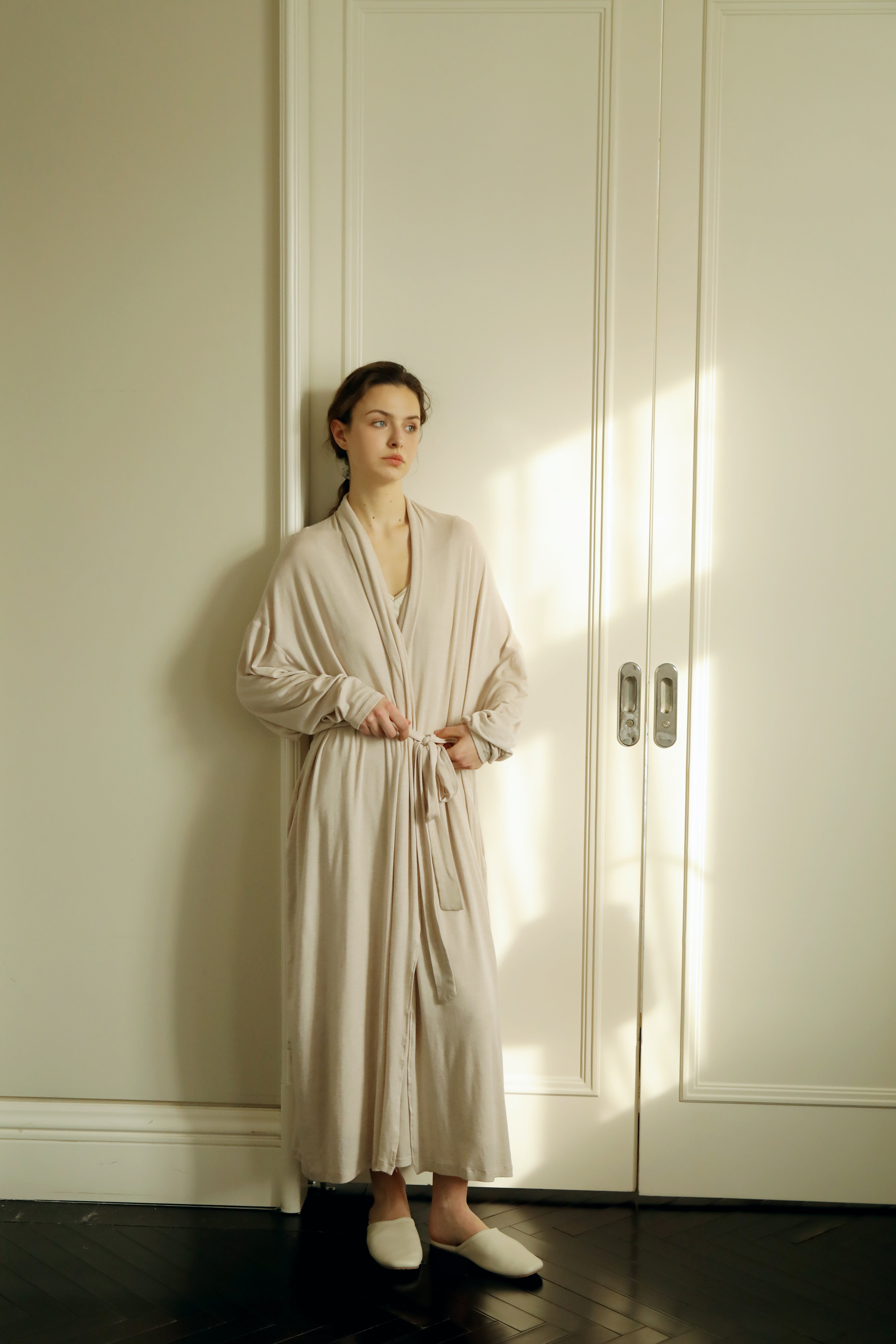Half-sleep Tencel-wool Robe
