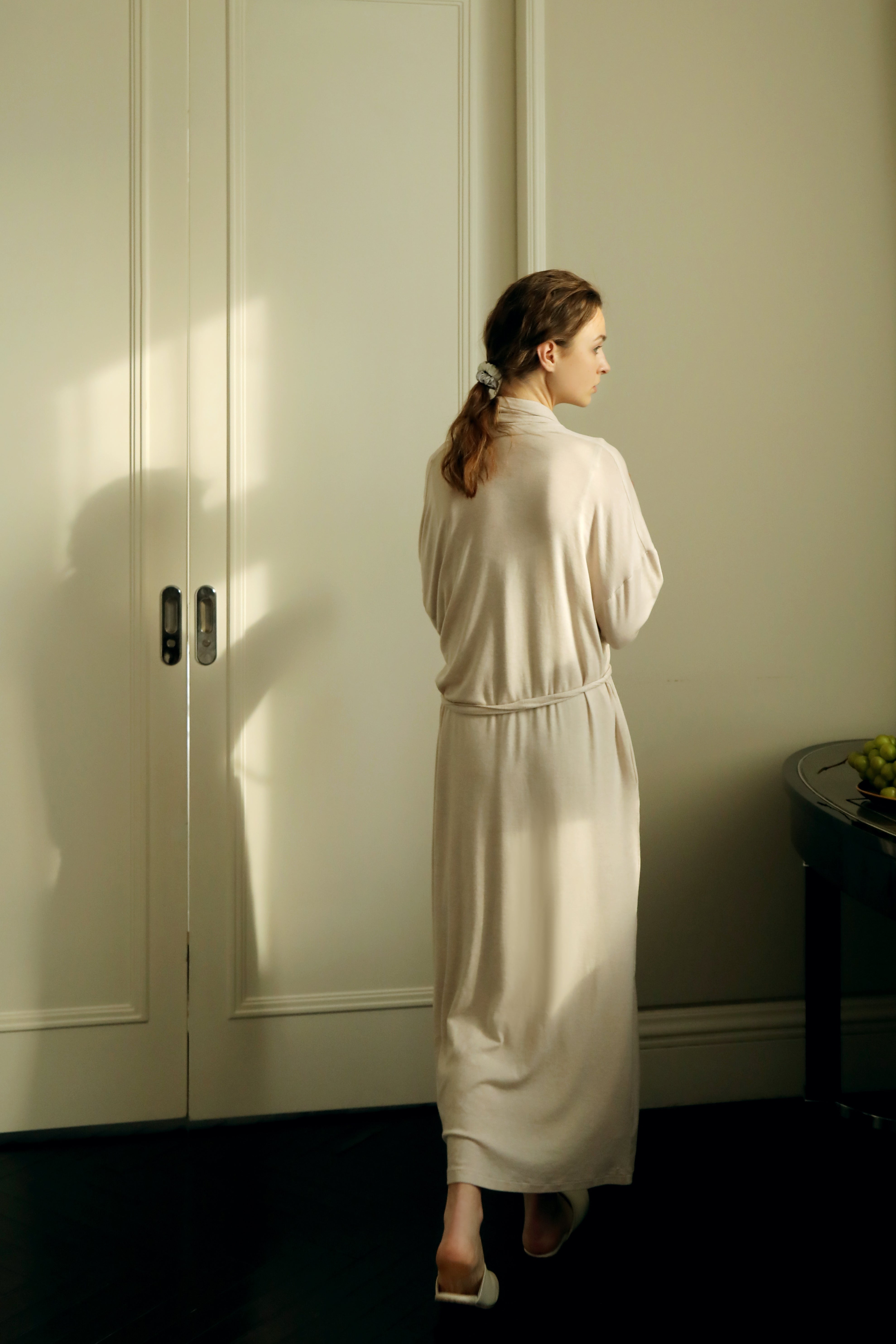 Half-sleep Tencel-wool Robe