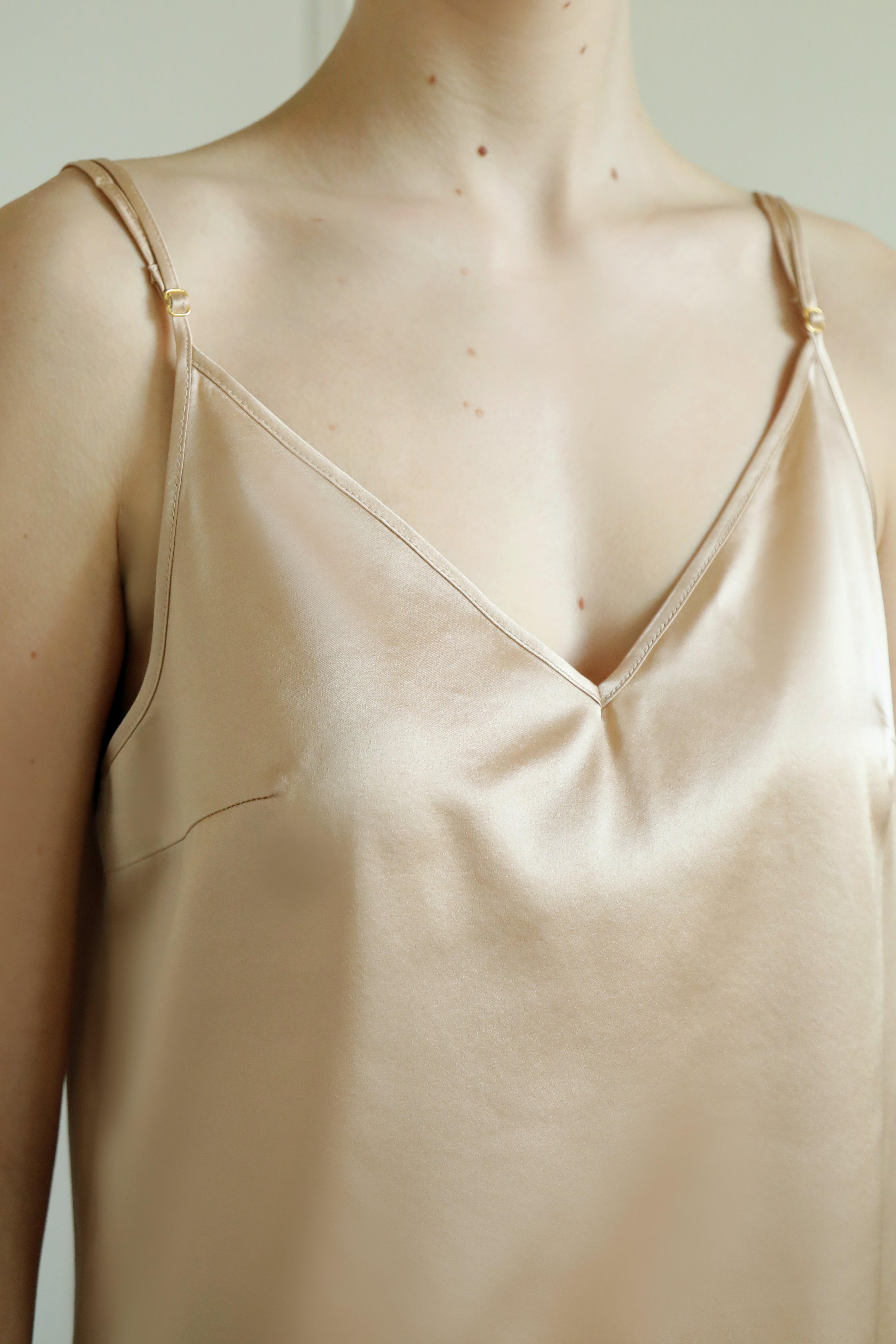 Fading Moon - Silk camisole and matching shorts