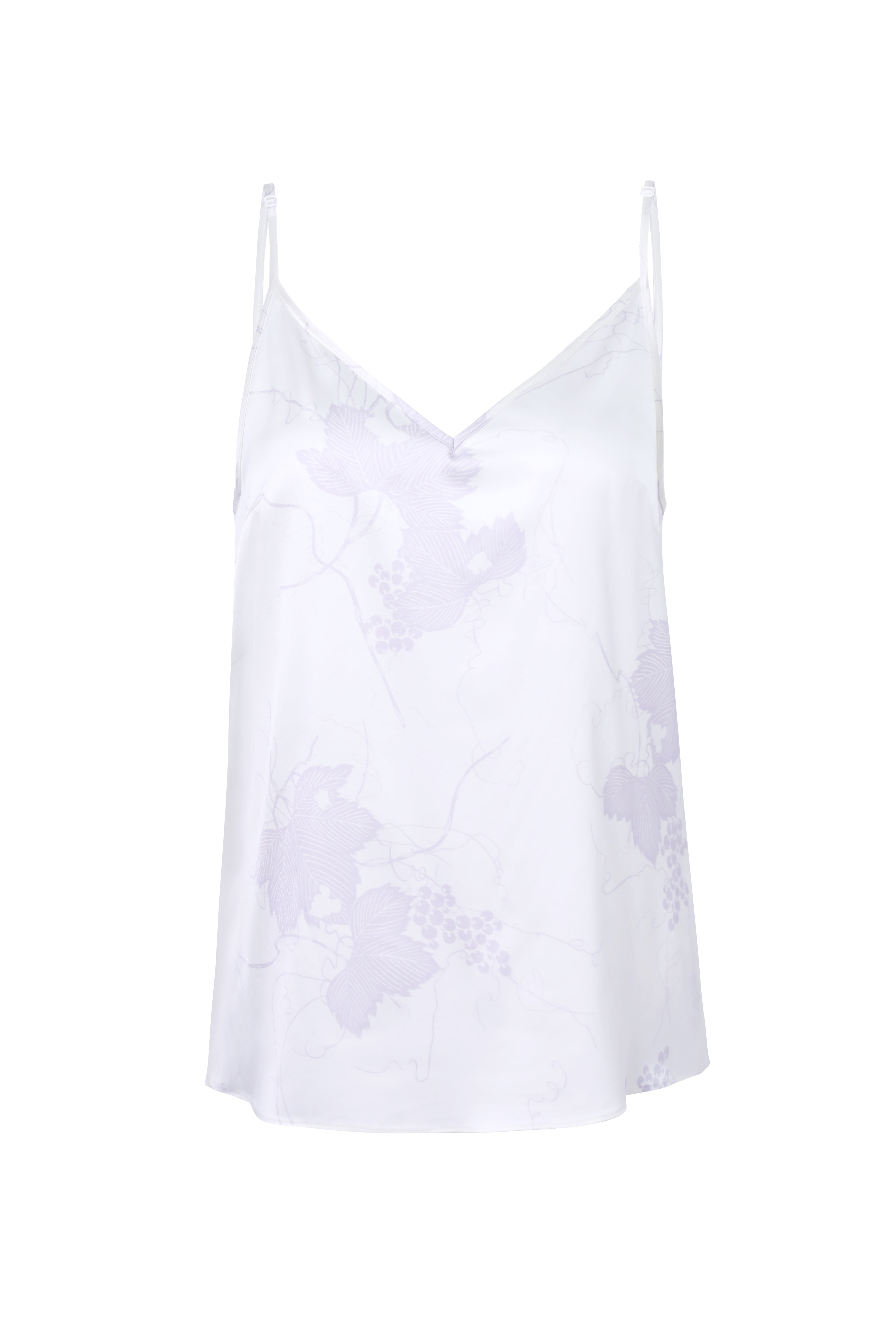 Fading Moon - Silk camisole and matching shorts