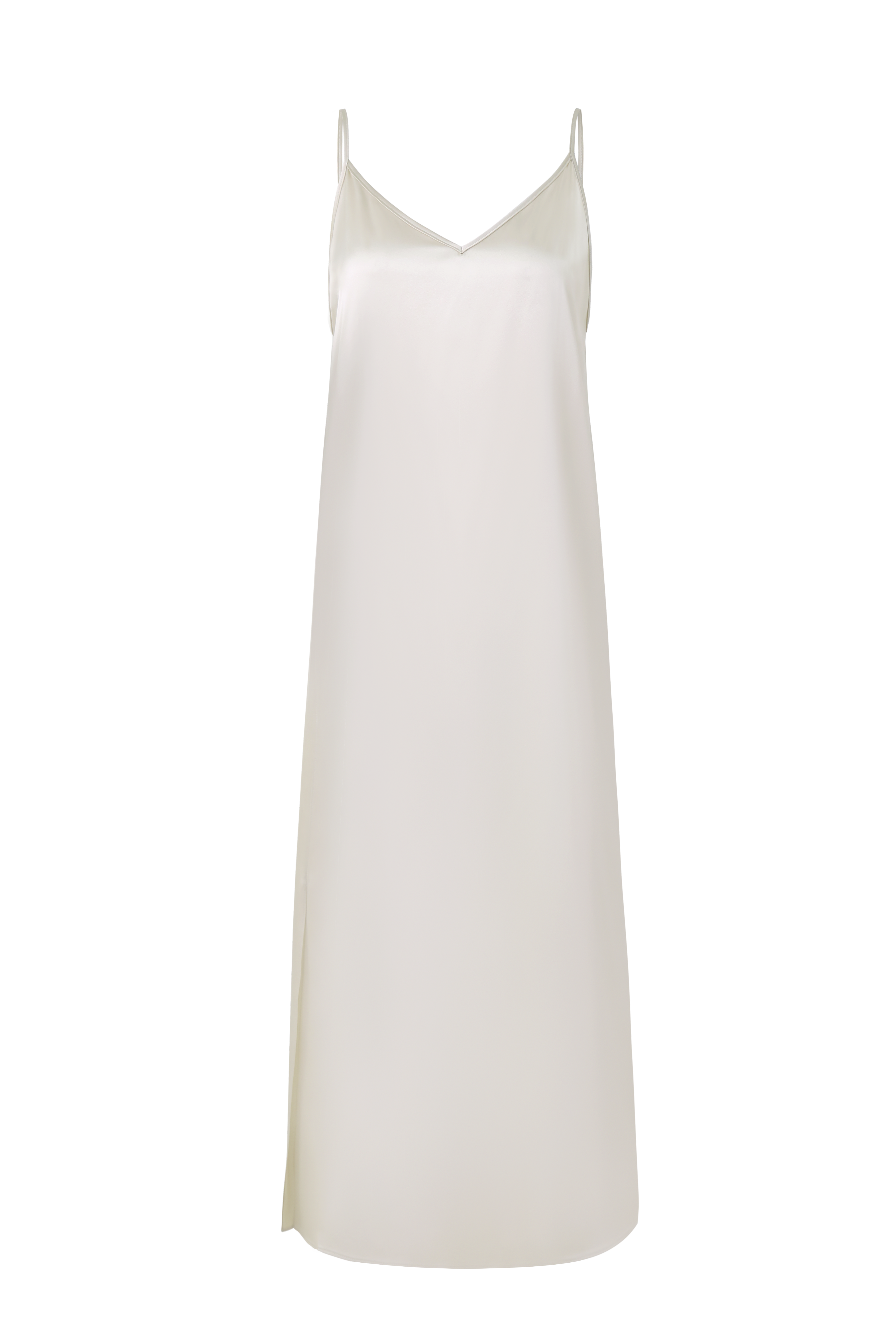 Mei - 22 mm Long Silk Slip Dress