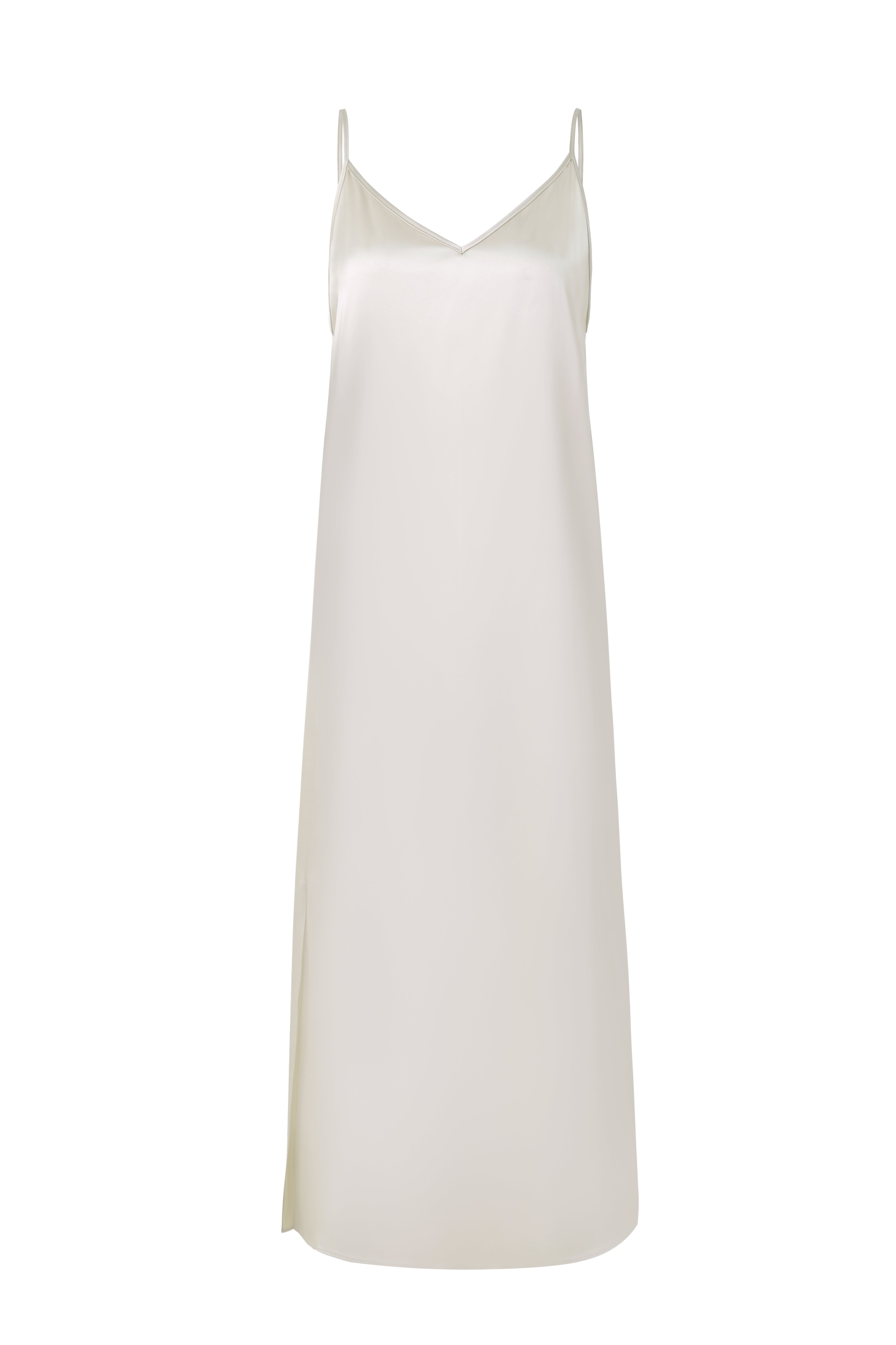 Mei - 22 mm Long Silk Slip Dress