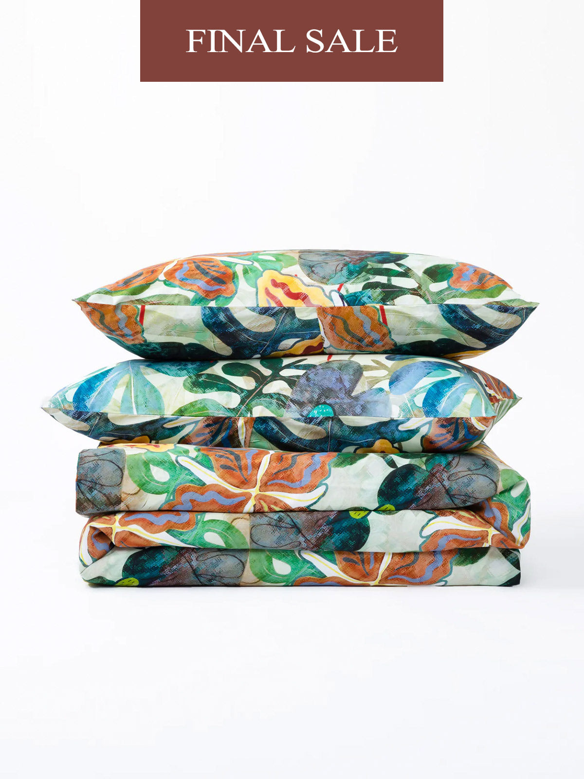 Classic Cotton Duvet Cover Set - Pattern- final sale