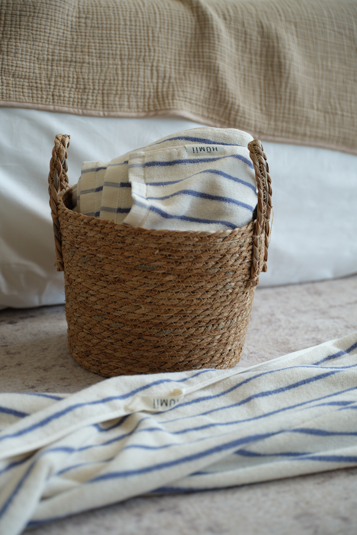 HŪmii Striped Bath Towel