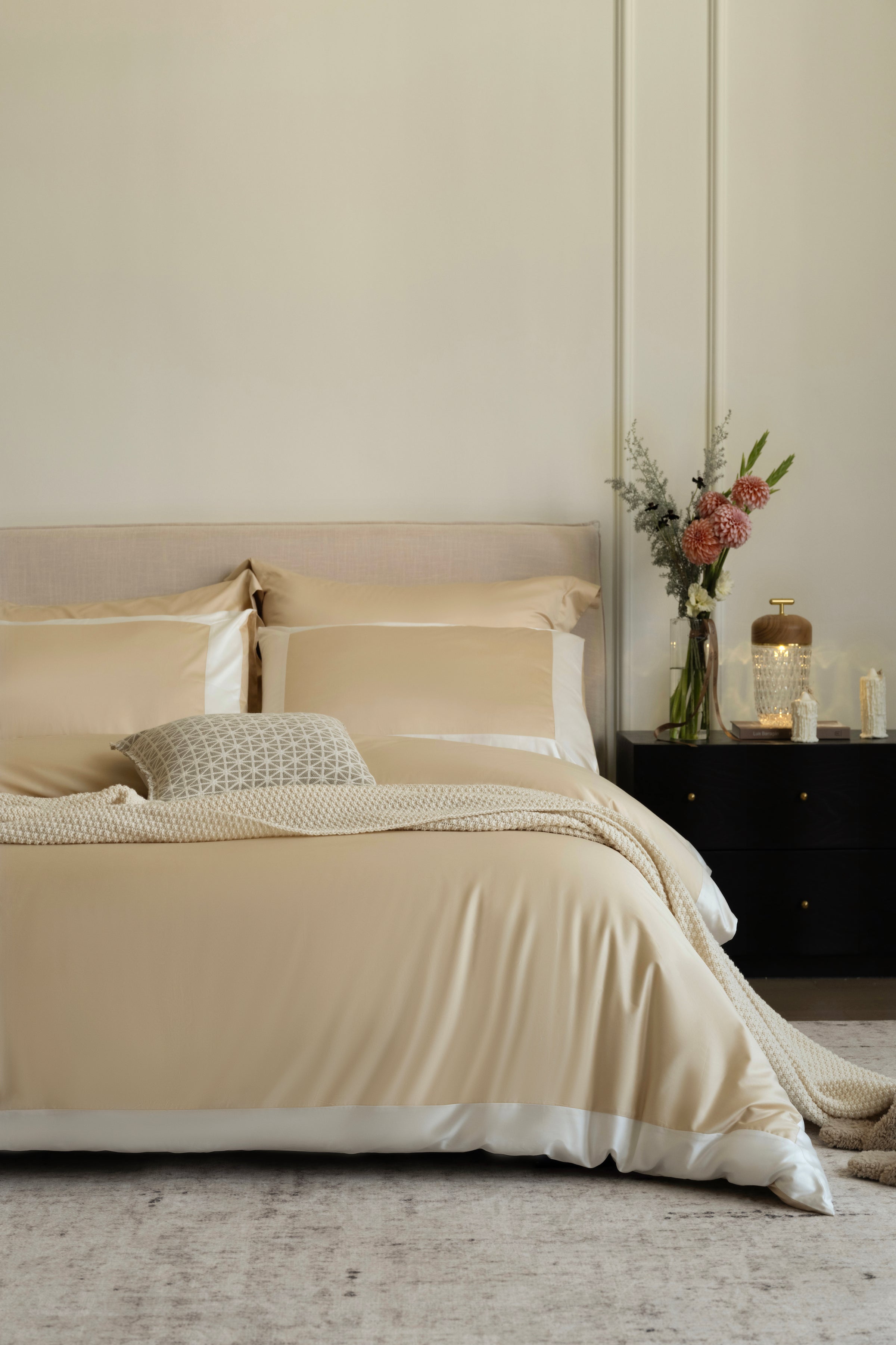Nobel Ivory Pink bedding set - 160S