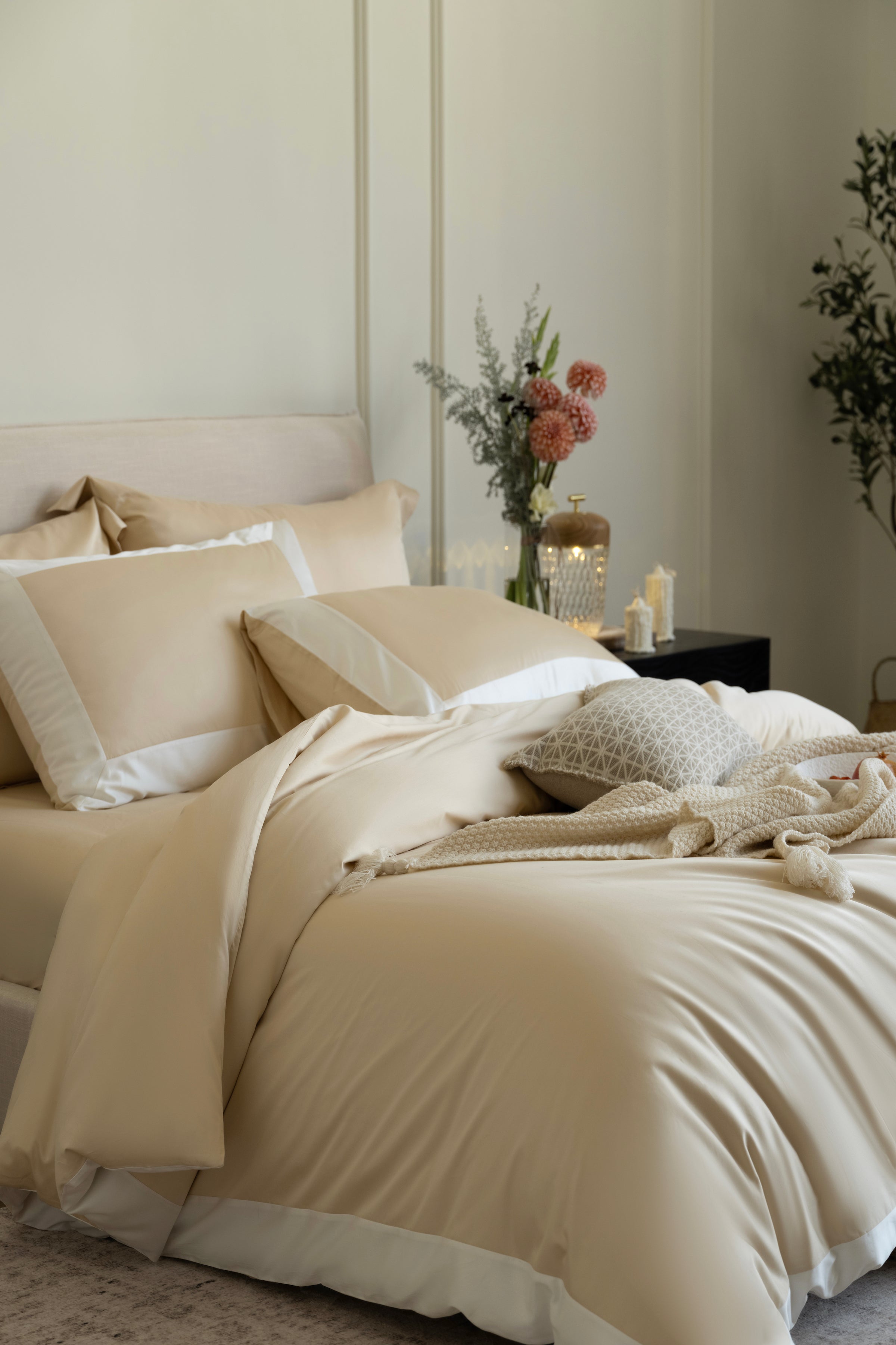 Nobel Ivory Pink bedding set - 160S