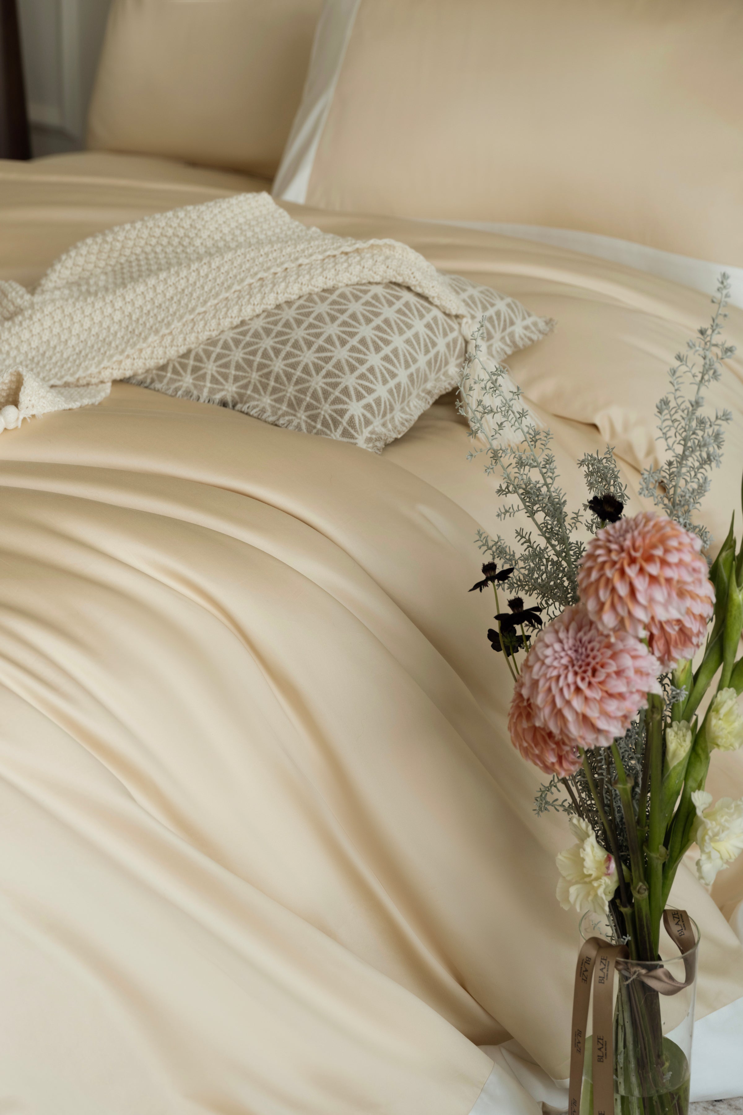 Nobel Ivory Pink bedding set - 160S
