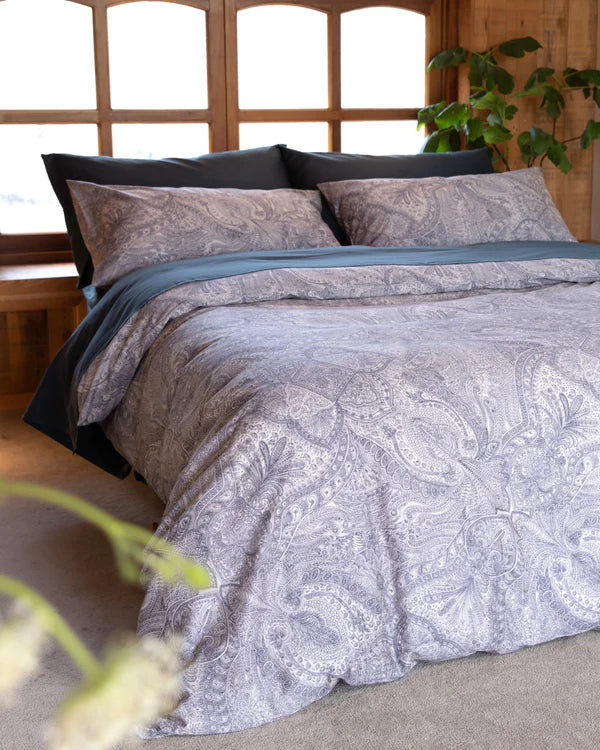 Classic Cotton Duvet Cover Set - Pattern- final sale