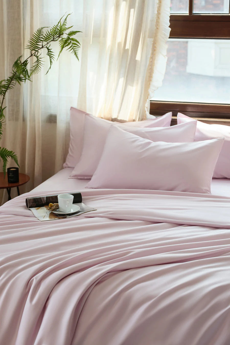 Luxe Tencel-Cotton Fitted Sheet