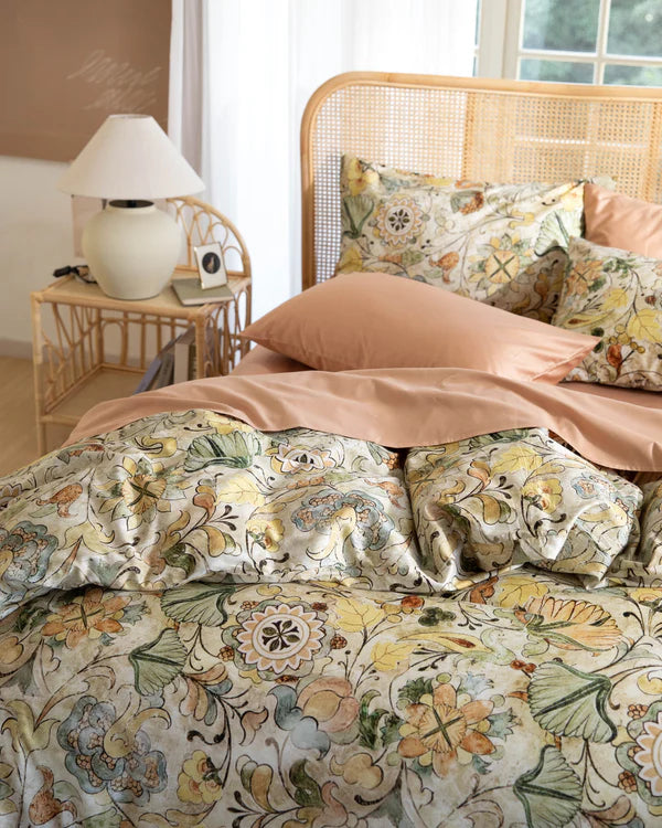 Classic Cotton Duvet Cover Set - Pattern- final sale