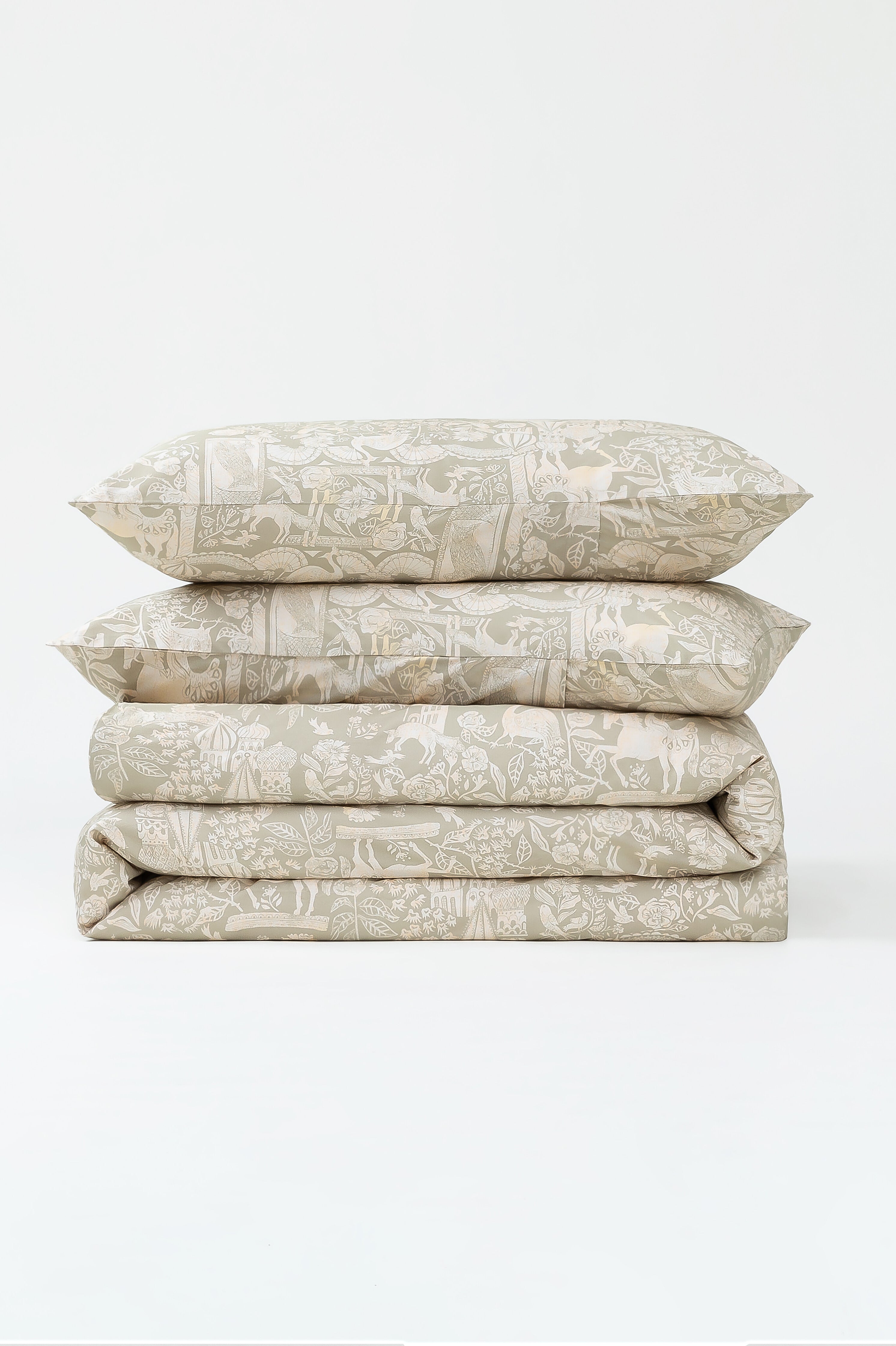 Classic Cotton Duvet Cover Set - Pattern- final sale