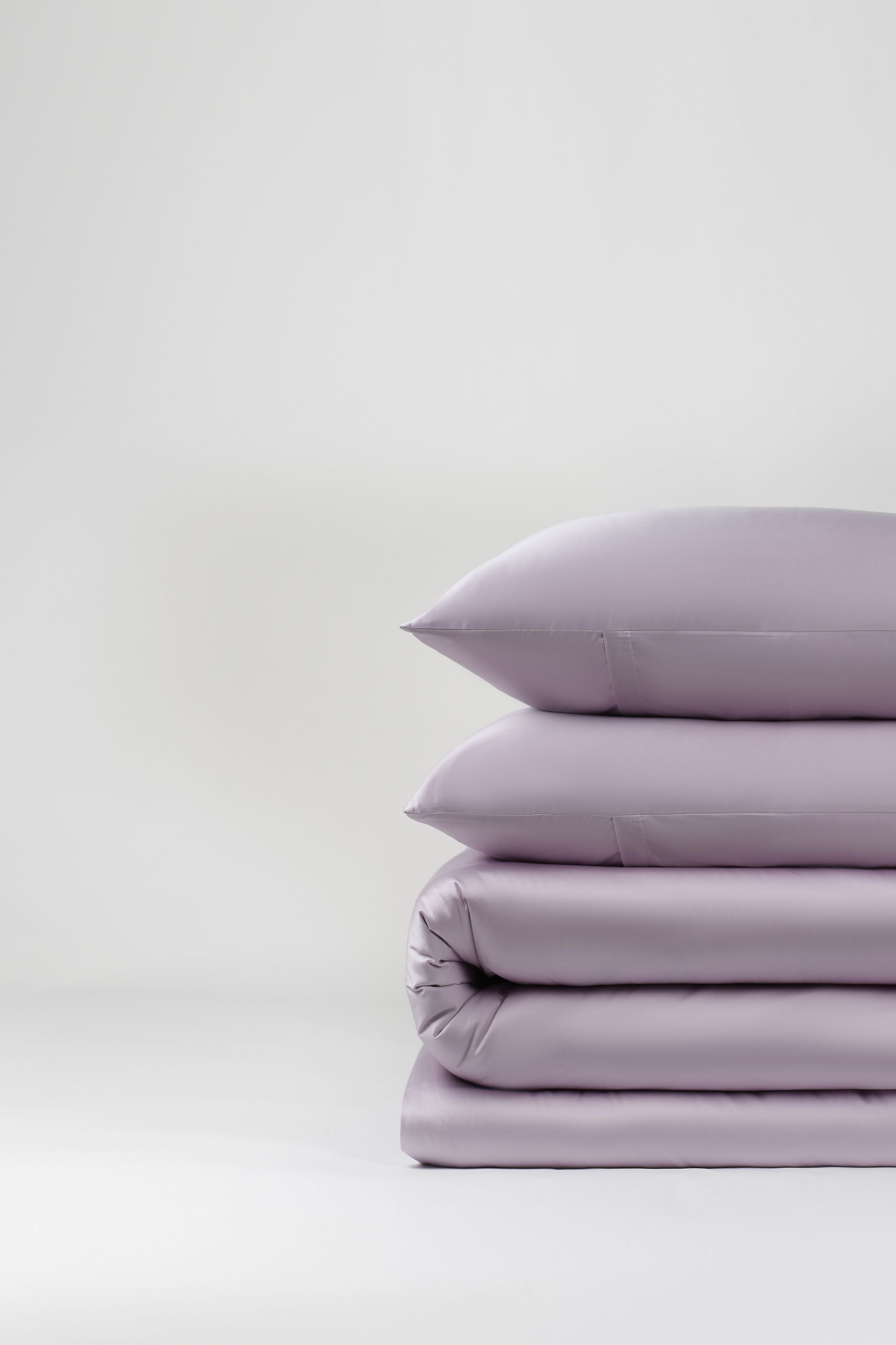 Luxe Tencel-Cotton Duvet Cover Set - Lavender Mist