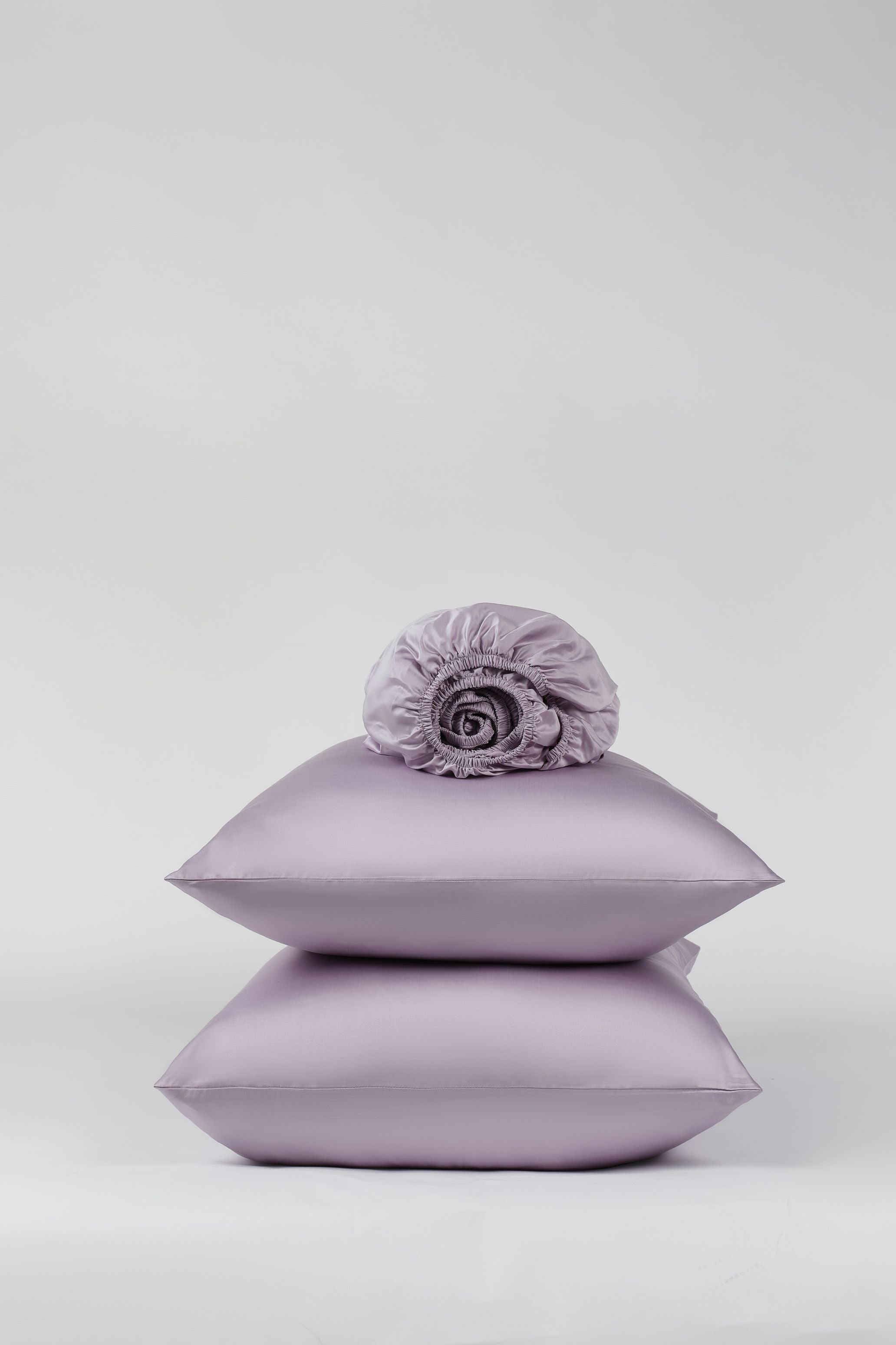 Luxe Tencel-Cotton Fitted Sheet Set - Lavender Mist