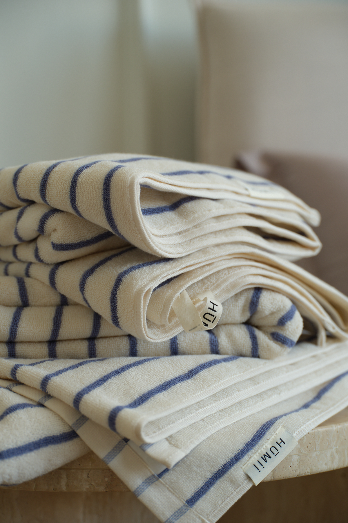 HŪmii Striped Bath Towel