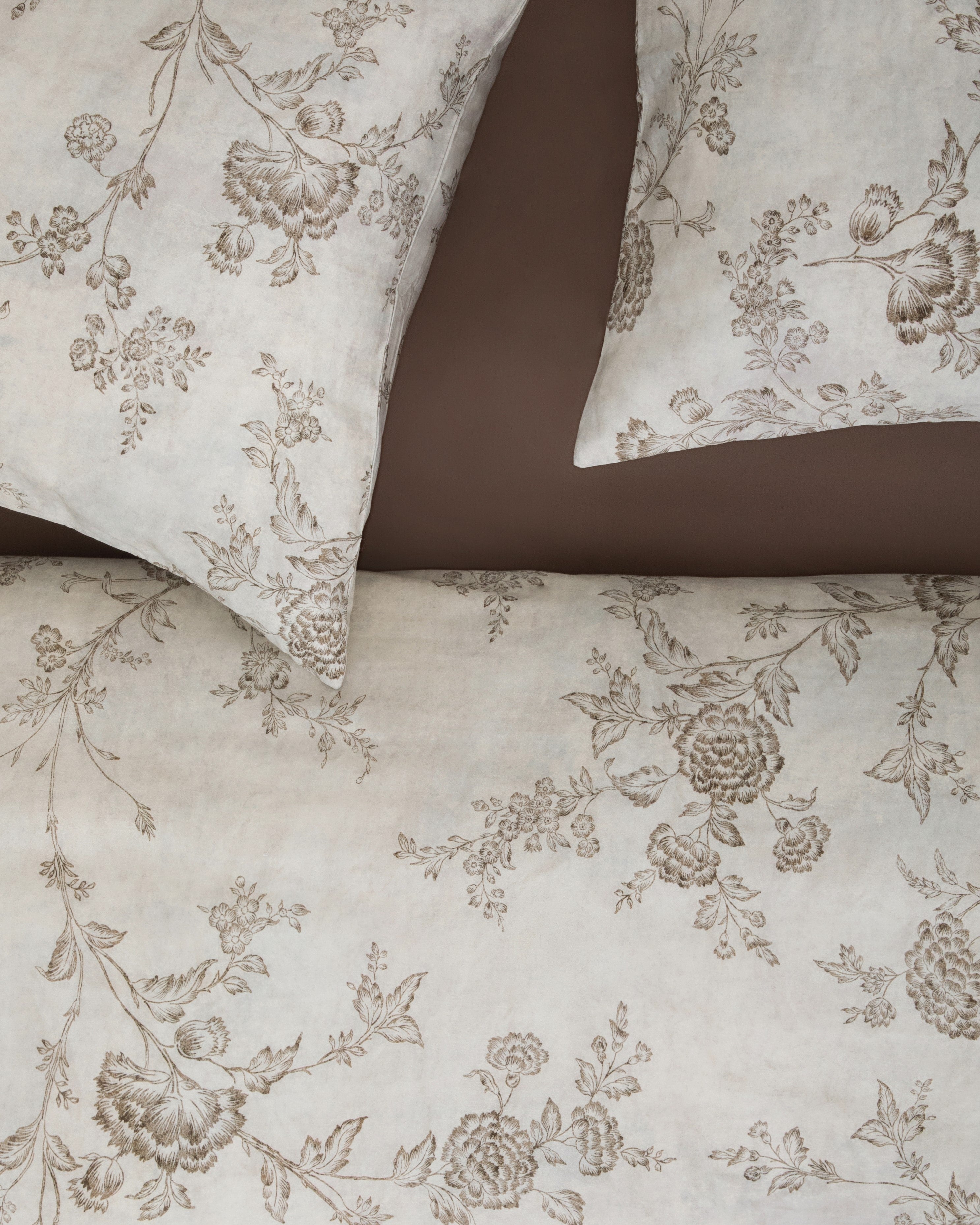 Classic Cotton Duvet Cover Set - Oriental Floral