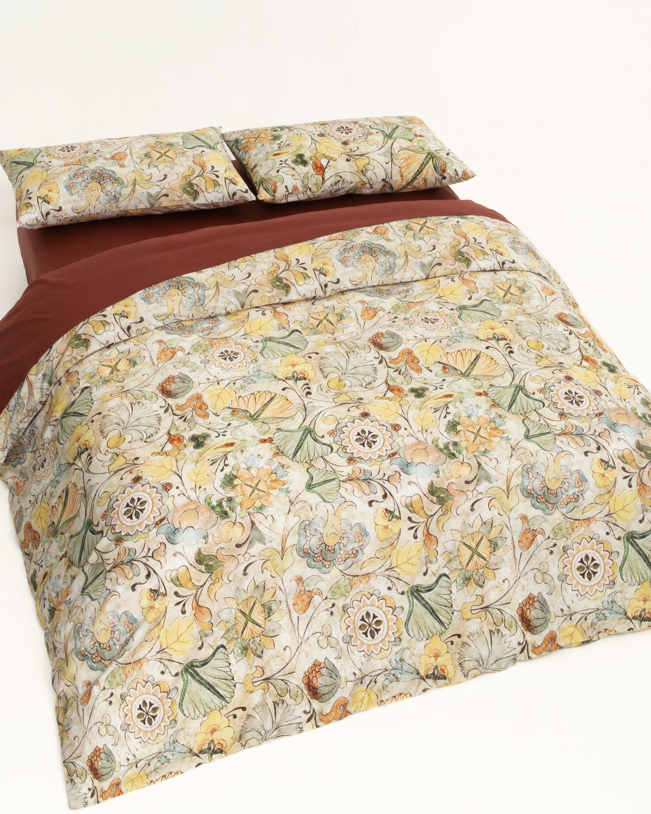 Classic Cotton Duvet Cover Set - Vintage Terracotta