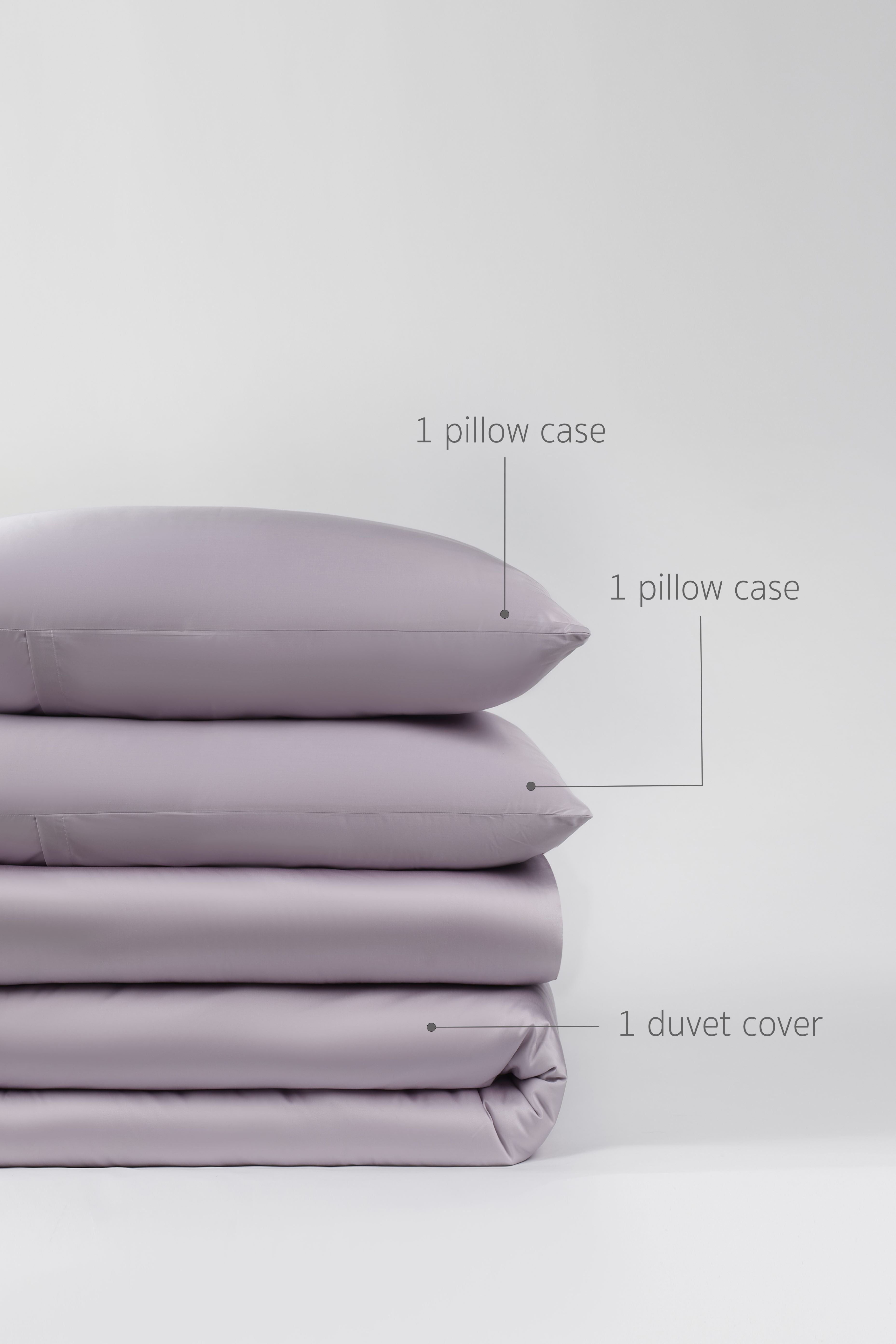 Luxe Tencel-Cotton Duvet Cover Set - Lavender Mist