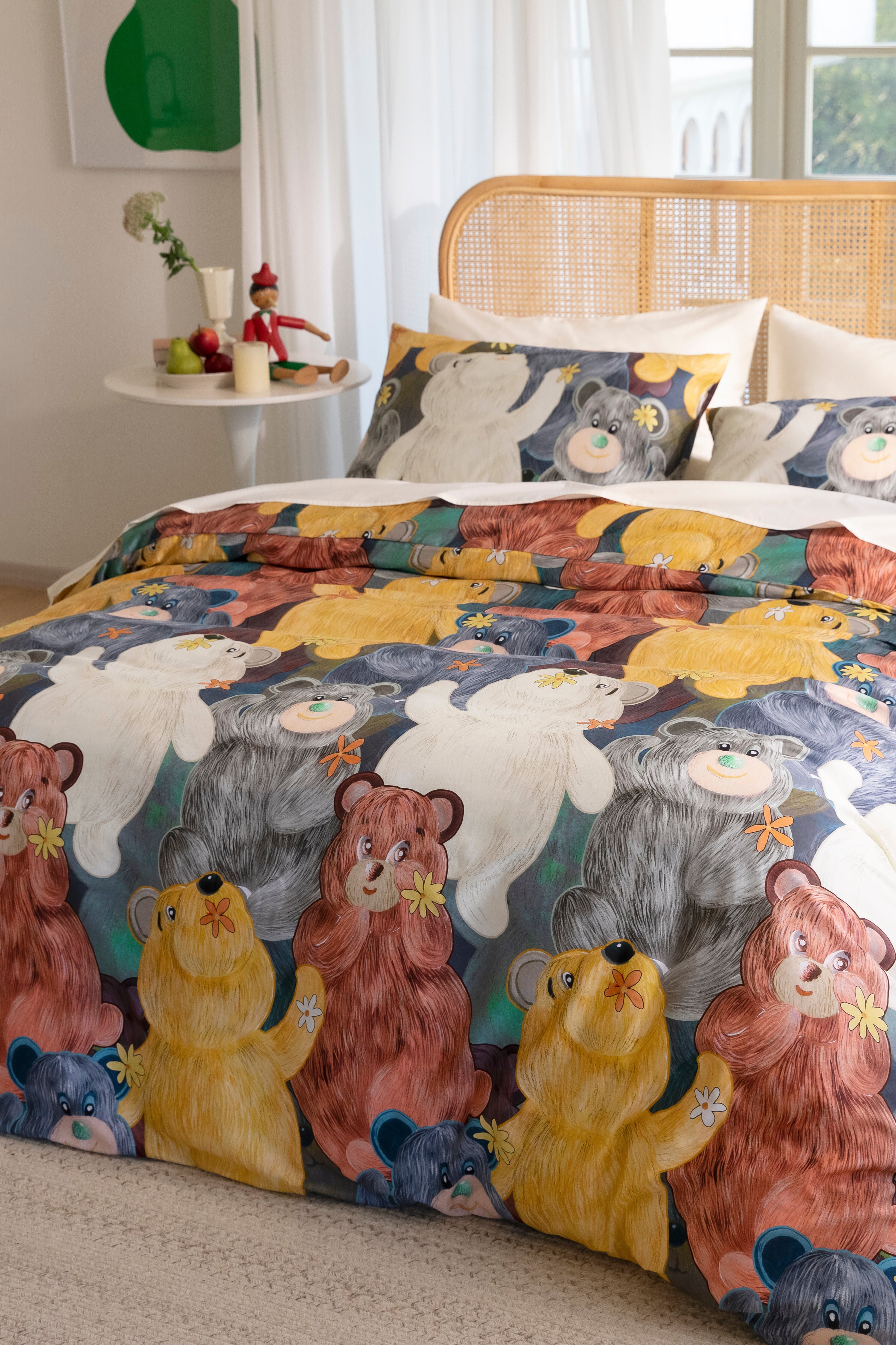 Classic Cotton Duvet Cover Set - Pattern- final sale