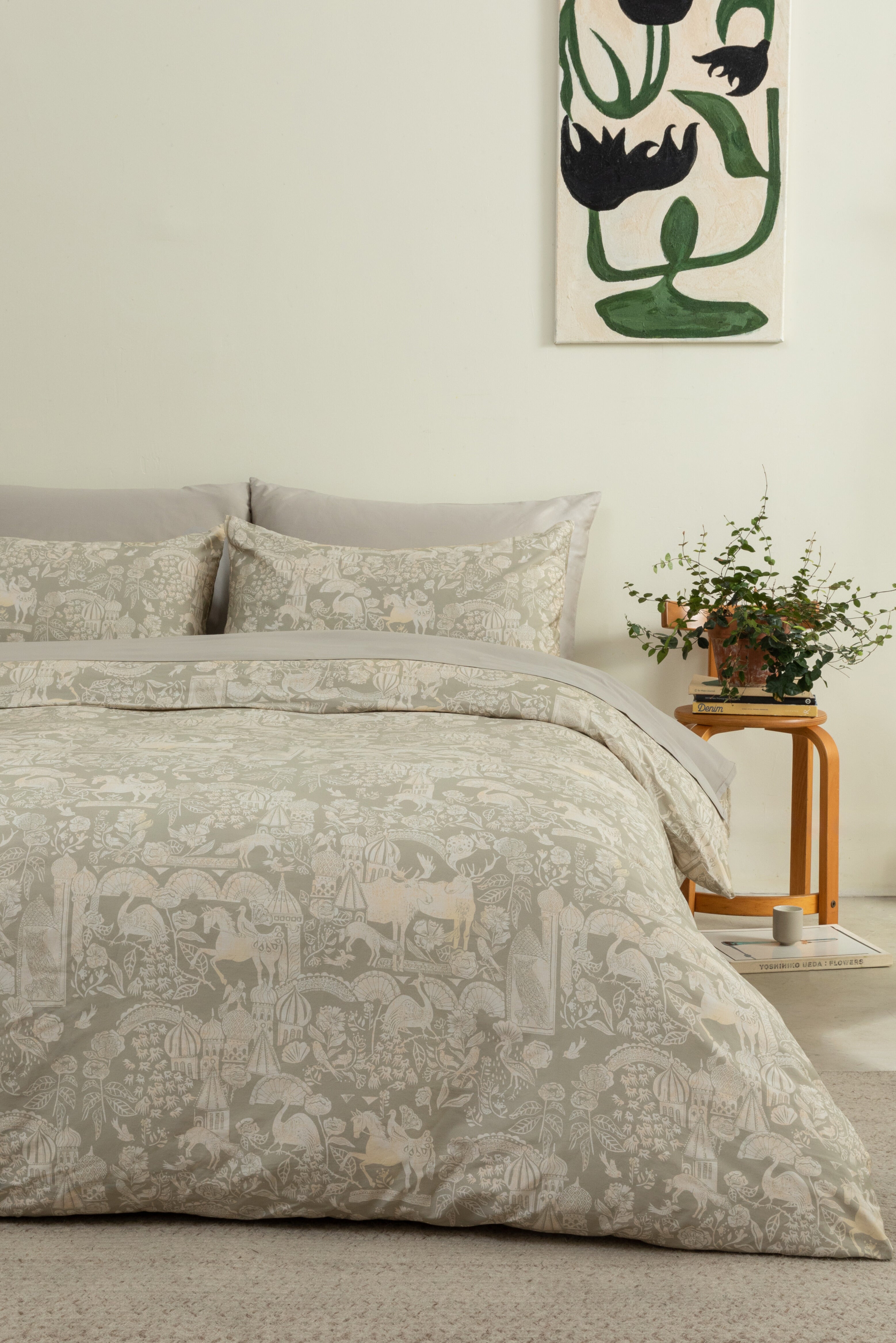 Classic Cotton Duvet Cover Set - Pattern- final sale